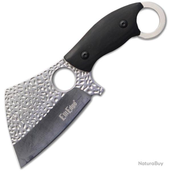 Couteau fixe mini cleaver ElitEdge manche bois