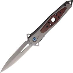 Couteau pliant ElitEdge Stardust insert bois