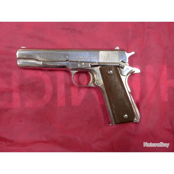 REMINGTON RAND 1911 A1 nickel�, Occasion
