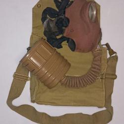 Masque &agrave; gaz troupes Anglaise guerre 39/45 WW2