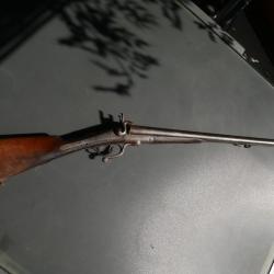 Fusil juxtapos&eacute; &agrave; broche cal 16 fabrication st&eacute;phanoise