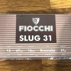 Cartouches Fiocchi Slug 31 Brenneke - Calibre 12/67 (31g)