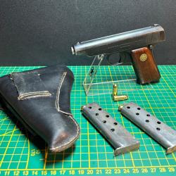 Pistolet Ortgies 7.65br mod&egrave;le 1920