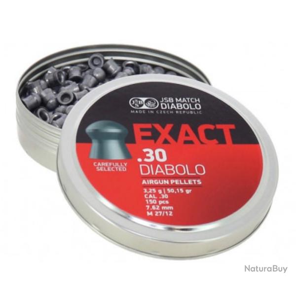 Plombs calibre 7.62/.30 t�te bomb� JSB exact