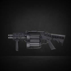 Lance-grenades ICS AGX-GLM &agrave; 6 coups - Noir