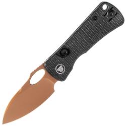 Couteau pliant Trivisa Andromeda LM 14C28N Black Micarta