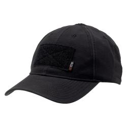 Casquette 5.11 Tactical Flag Bearer en coton canvas avec panneau auto-agrippant r&eacute;glable Noir