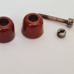 poign&eacute;e pour Levier d'armement pour Schmidt Rubin G96/11 G89 G11 brun-rouge