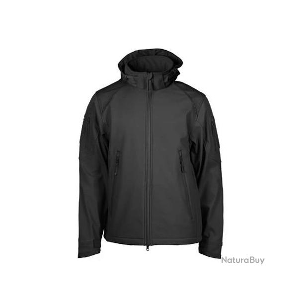 Vente Flash ! - Softshell Ripstop Noir GK DUTYCALL - Softshell 3 couches imperm�able respirante