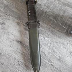 Ba&iuml;onnette US M8 WW2 avec fourreau M8 BM Co - Authentique