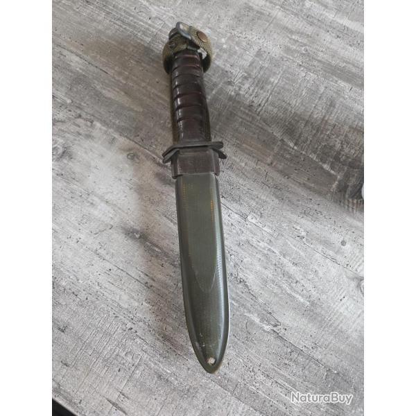 Ba�onnette US M8 WW2 avec fourreau M8 BM Co - Authentique