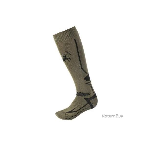 Chaussettes Pro Hunt Grip Socks kaki 43/46