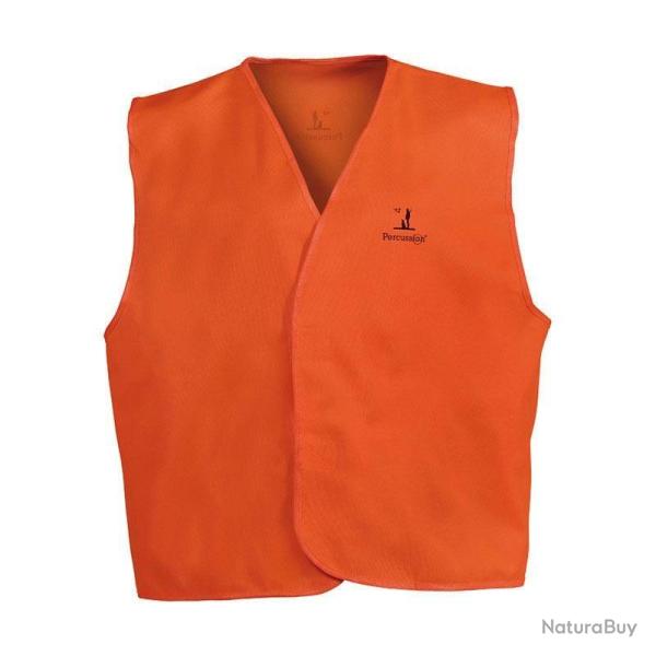 Gilet de traque orange haute visibilit� PERCUSSION 1220N M/L