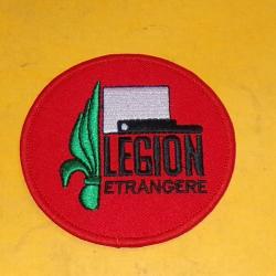 TISSU PATCH : LEGION ETRANGERE  , DIAMETRE 9 CM , BON ETAT VOIR PHOTOS . POUR TOUT RENSEIGNEMENT ME
