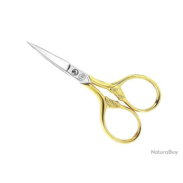 CISEAUX A BRODER 9CM FLEUR DORE