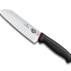 SANTOKU VICTORINOX DUAL GRIP 17CM ALVEOLE