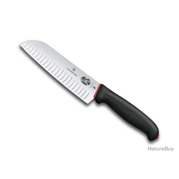 SANTOKU VICTORINOX DUAL GRIP 17CM ALVEOLE