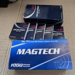 AMORCES LARGE RIFLE MAGTECH ET CCI 200
