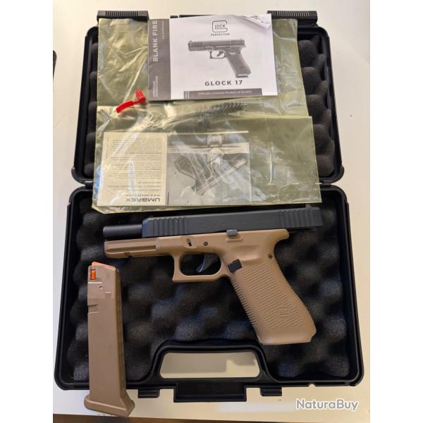 PISTOLET GLOCK 17 GEN5 CAL 9 MM PAK COYOTE lock perfection