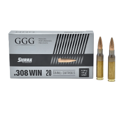 GGG 308 WIN ogives 175gr sierra HPBT x20