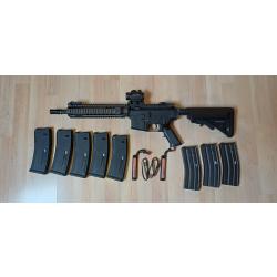 MK18 NGRS Tokyo Marui + Titan + 8 chargeurs + point rouge victoptics