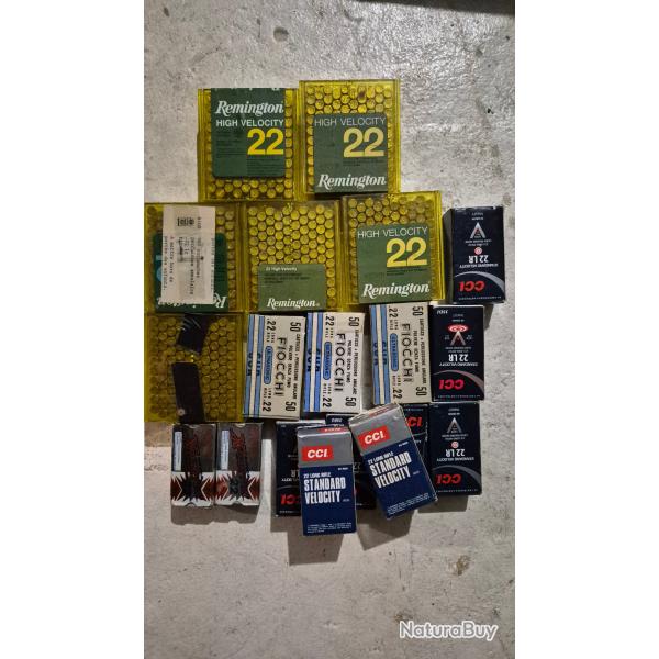 Lot de 1250 cartouches 22LR