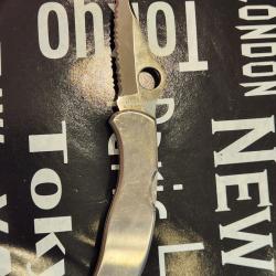 Couteau pliant spyderco c01s worker g2 stainless seki city japan spyderedge vintage