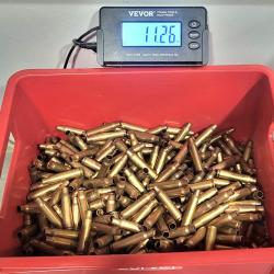Lot de 11kg de douilles 7.5x54 Mas