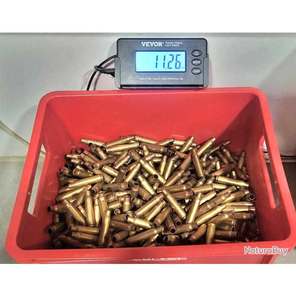 Lot de 11kg de douilles 7.5x54 Mas