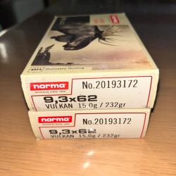 40 Munitions 9,3x62 Norma Vulkan
