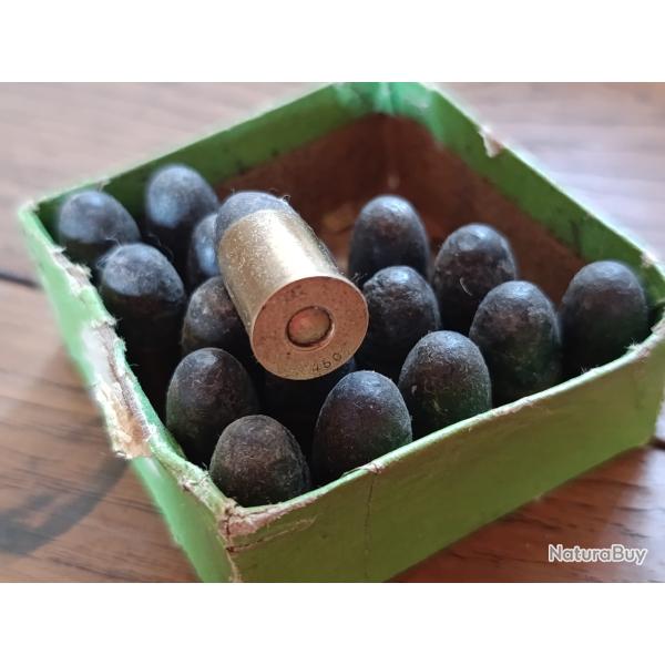 Munition de collection. Calibre 450. Mod�le 1873 revolver d'ordonnance.