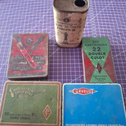 Lot de 5 bo&icirc;tes vides