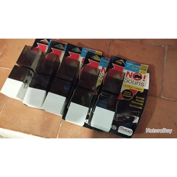 Lot de 5 pieges a souris neuf   (1 euro sans prix de reserve)