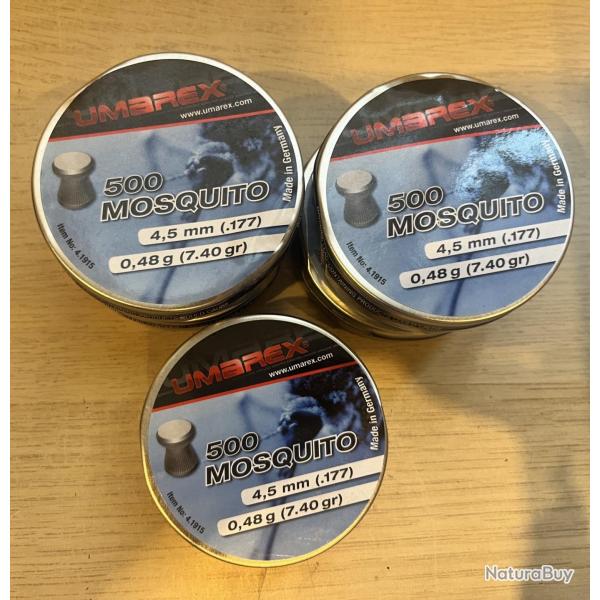 Bo�tes de Plombs Umarex Mosquito - Calibre 4,5 mm