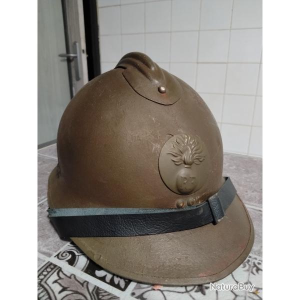 Casque Adrian Mle 1926 37 France infanterie complet