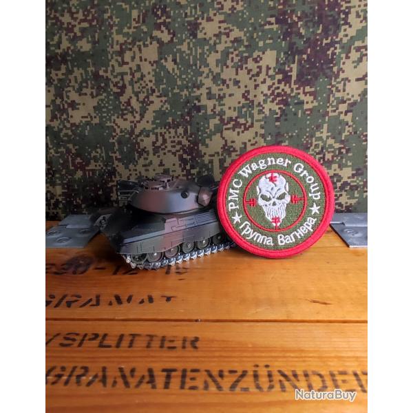 Patch brod�s style pmc Wagner russe tactical crane airsoft (rouge et vert)