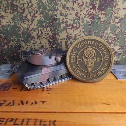 Patch brod&eacute;s style pmc Wagner russe tactical crane airsoft (brun)