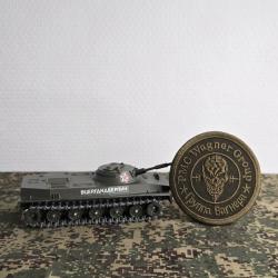 Patch brod&eacute;s style pmc Wagner russe tactical crane airsoft (brun)