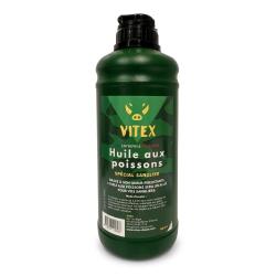 Bouteille d'huile aux poissons Vitex 1000 ml - App&acirc;t olfactif pour sangliers