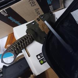 Vends couteau tactique Karlican wildstreen,corde marron avec &eacute;tui...Vends ou &eacute;change contre 22lr...