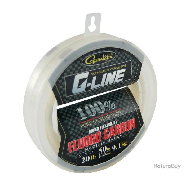 G-Line Fluorocarbon 50m Gamakatsu 0.95mm / 36.4kg
