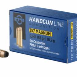 50 munitions PARTIZAN 357 mag SJHP 158gr