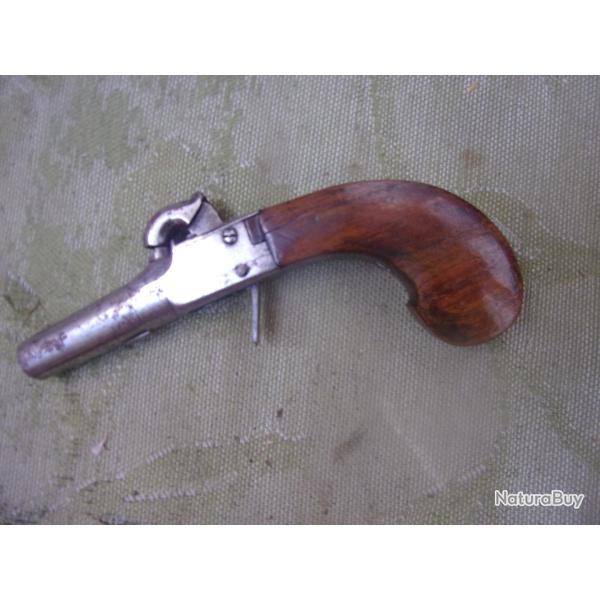 pistolet � percussion poudre noire 13 cm