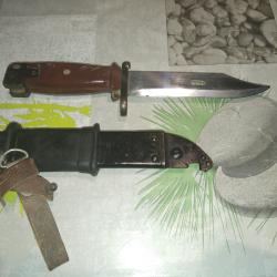 Ba&iuml;onnette kalachnikov coupe barbel&eacute;