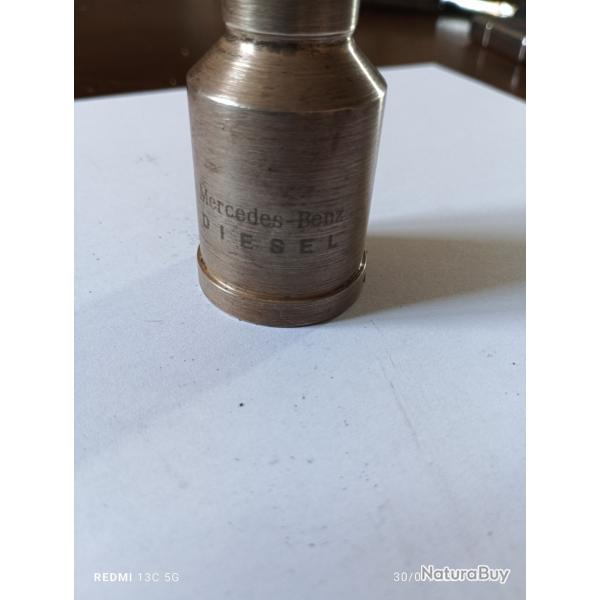 Rare briquet mercedes Benz. sterling 925 hauteur 8cm