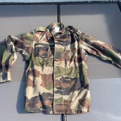 Veste treillis militaire camoufl&eacute;e fran&ccedil;aise F2