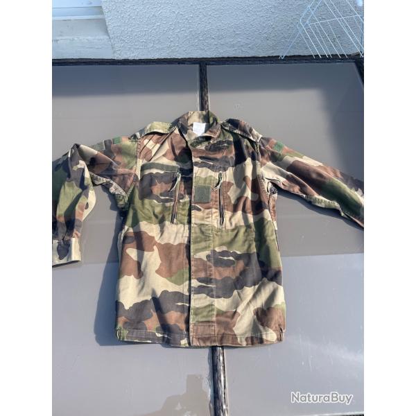 Veste treillis militaire camoufl�e fran�aise F2