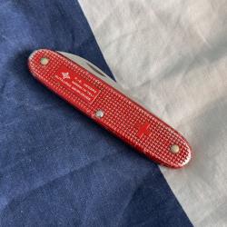 Couteau suisse Victorinox Alox rouge vintage (publicitaire)