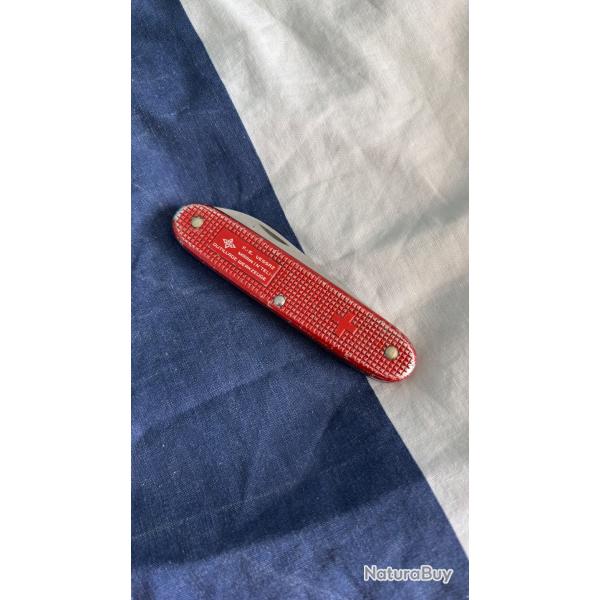 Couteau suisse Victorinox Alox rouge vintage (publicitaire)