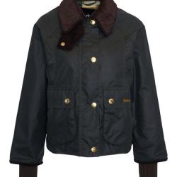 Veste Cropped Beadnell Barbour Wax Olive 42 FR / 14 UK